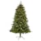6ft. Pre-Lit Wellington Spruce Artificial Christmas Tree, Clear LED Lights